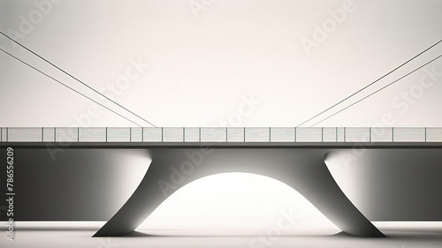 minimalistic abstract design bridge