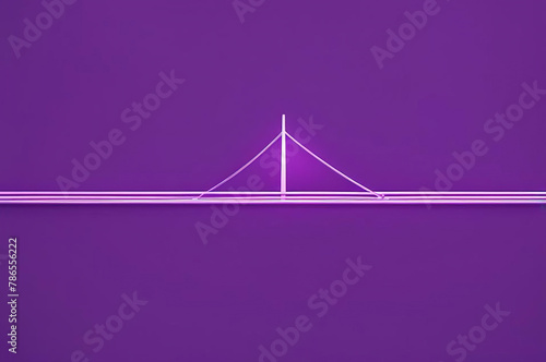 minimalistic abstract design bridge
