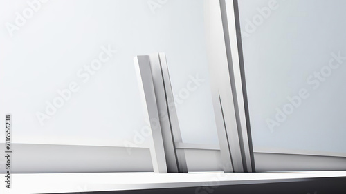 minimalistic abstract design bridge