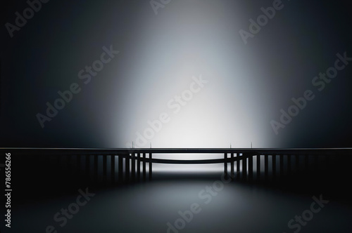minimalistic abstract design bridge