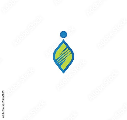 initial s and i good for business logo design