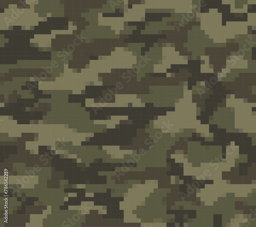  digital vector camouflage background fabric texture, camouflage forest pattern