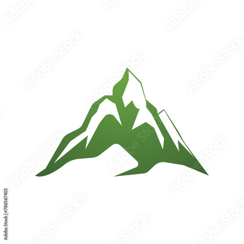 Mountain logo vector template symbol design