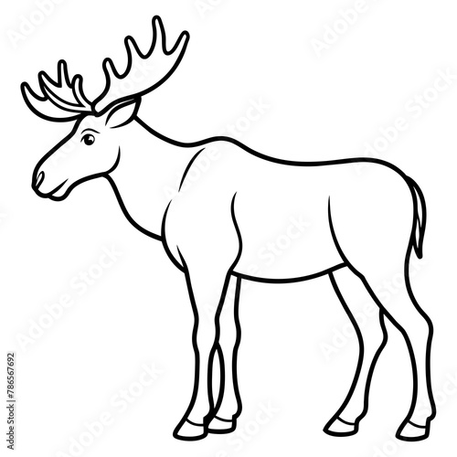 deer silhouette vector