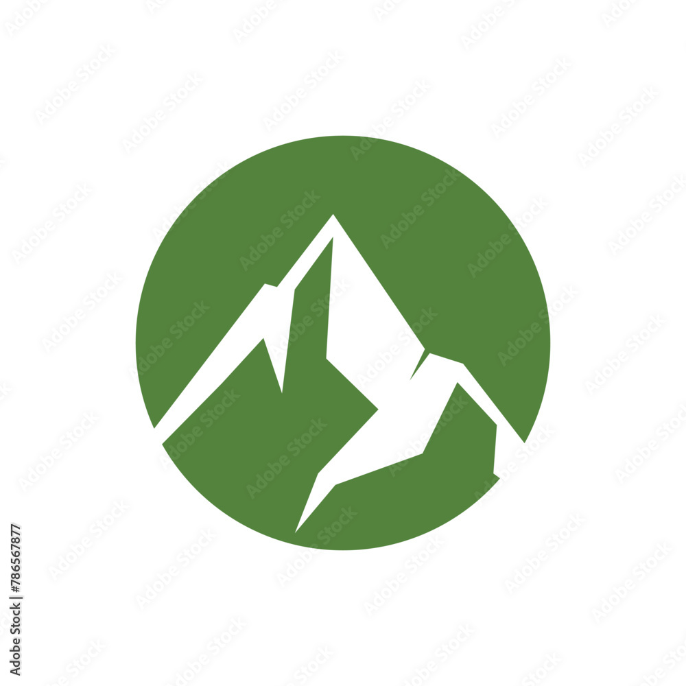 Mountain logo vector template symbol design Mountain logo vector template symbol design