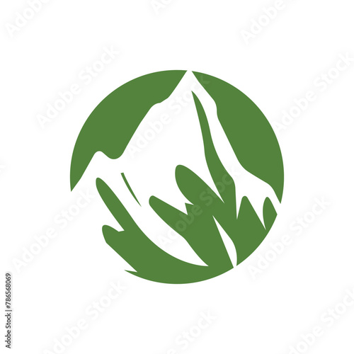 Mountain logo vector template symbol design