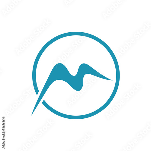 Mountain logo vector template symbol design