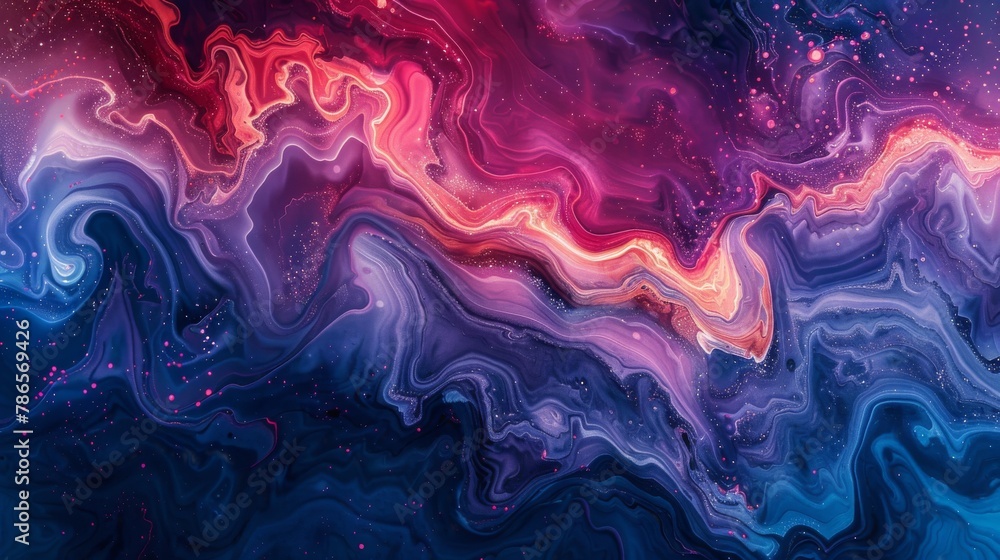 Fluid-Marbled Paper Texture Design Fluid-Marbled Paper Texture Design