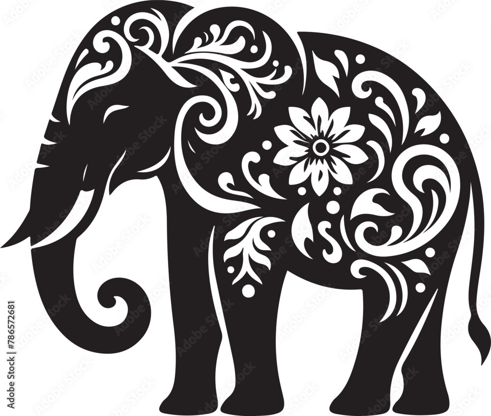 Fototapeta premium elephant illustration