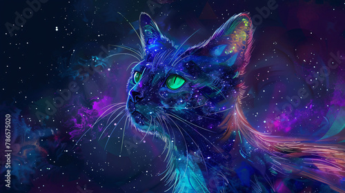 Galaxy Cat © Neo