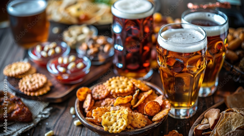 Man Party Essentials: Beer and Snacks Man Party Essentials: Beer and Snacks