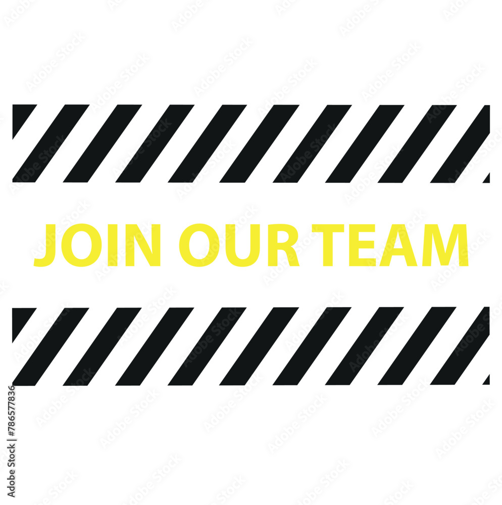 Join our team banner on speach bubble Join our team banner on speach bubble