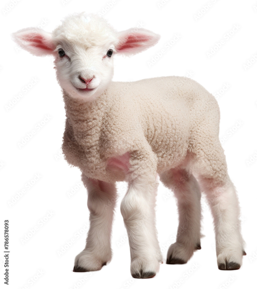 Fototapeta premium PNG Livestock animal mammal sheep