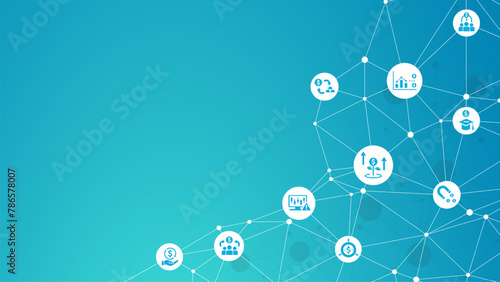 Investment icon set. Containing investor, mutual fund, asset, risk management, economy, financial gain, interest and stock icons. 