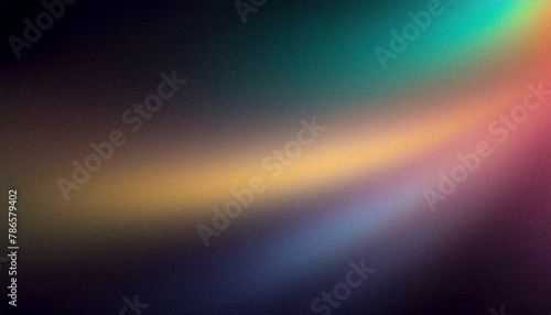 Rainbow spectrum on grainy texture