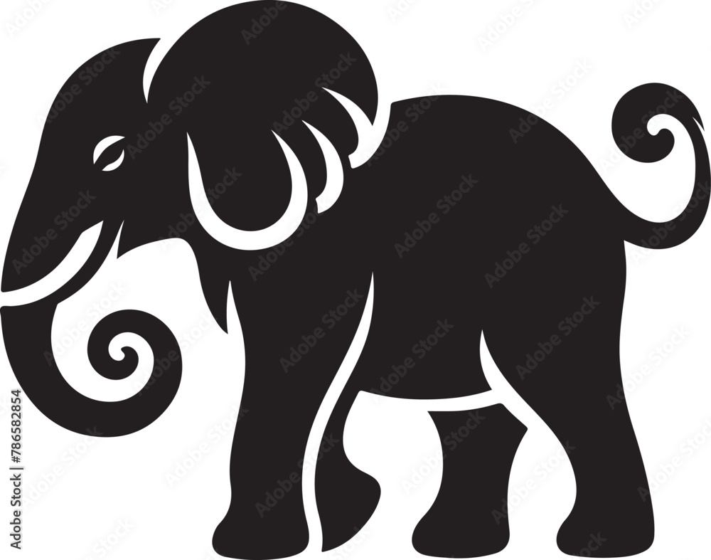 Fototapeta premium elephant illustration