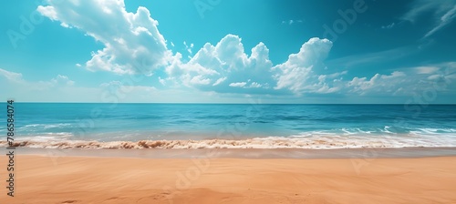 Tranquility s Embrace  A Serene Beach Scene