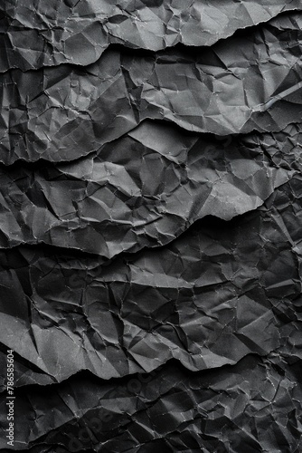 Wallpaper Mural Detailed shot of black paper, suitable for backgrounds Torontodigital.ca