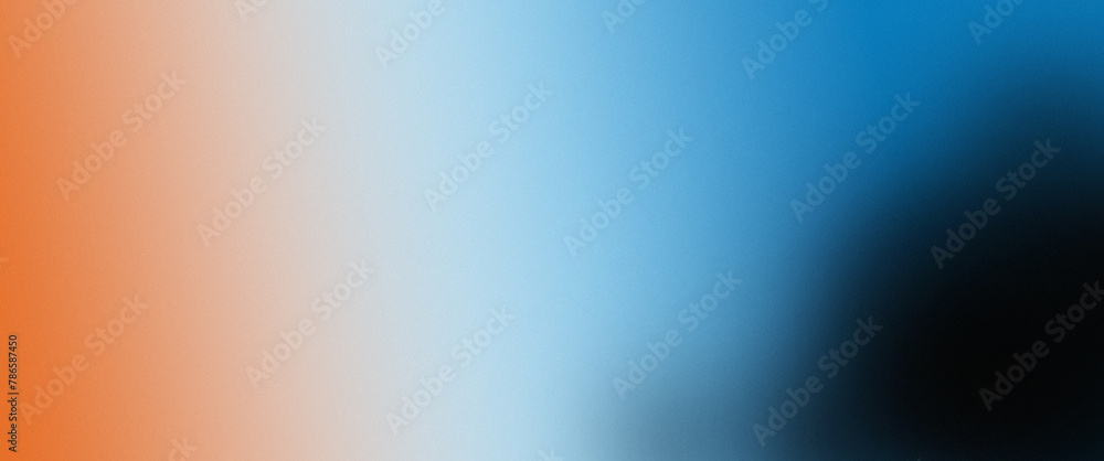 Obraz premium Abstract background with colorful grainy texture gradient web header banner design, copy space