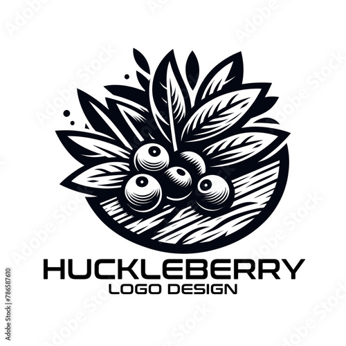 Huckleberry Vector Logo Design