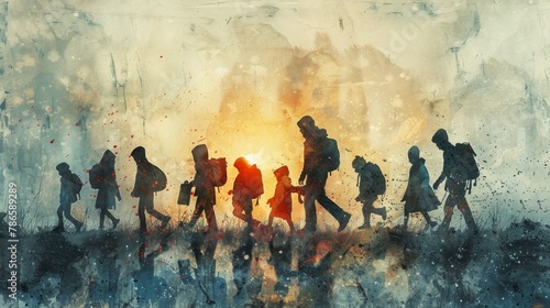 World Refugee Day. Migrating people. The conceptual background of the International Immigration Day
