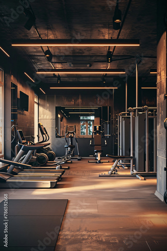 A Modern Gym for Fitness Enthusiasts