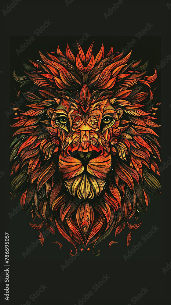 leão africa estilo estampa leão africa estilo estampa