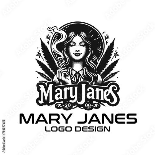 Mary Janes Vector Logo Design