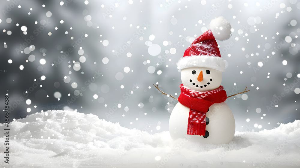 Happy Christmas - Snowman 