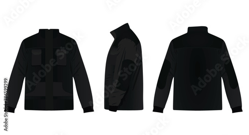 Repairman uniform jacket. vector illustration photo