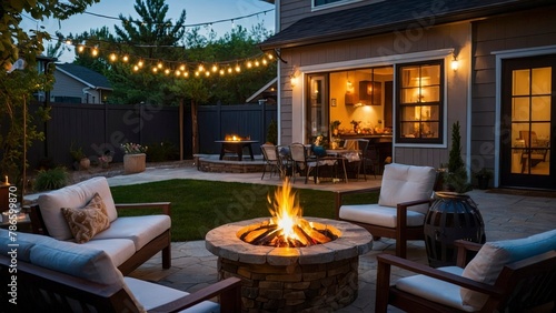 Inviting Evening in a Homey Backyard © Greg Kelton