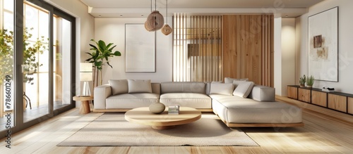 japan style design livingroom. © pector