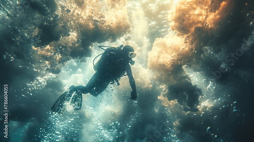 Freeze-frame the moment a diver breaks the surface tension of the water with a perfectly executed dive.