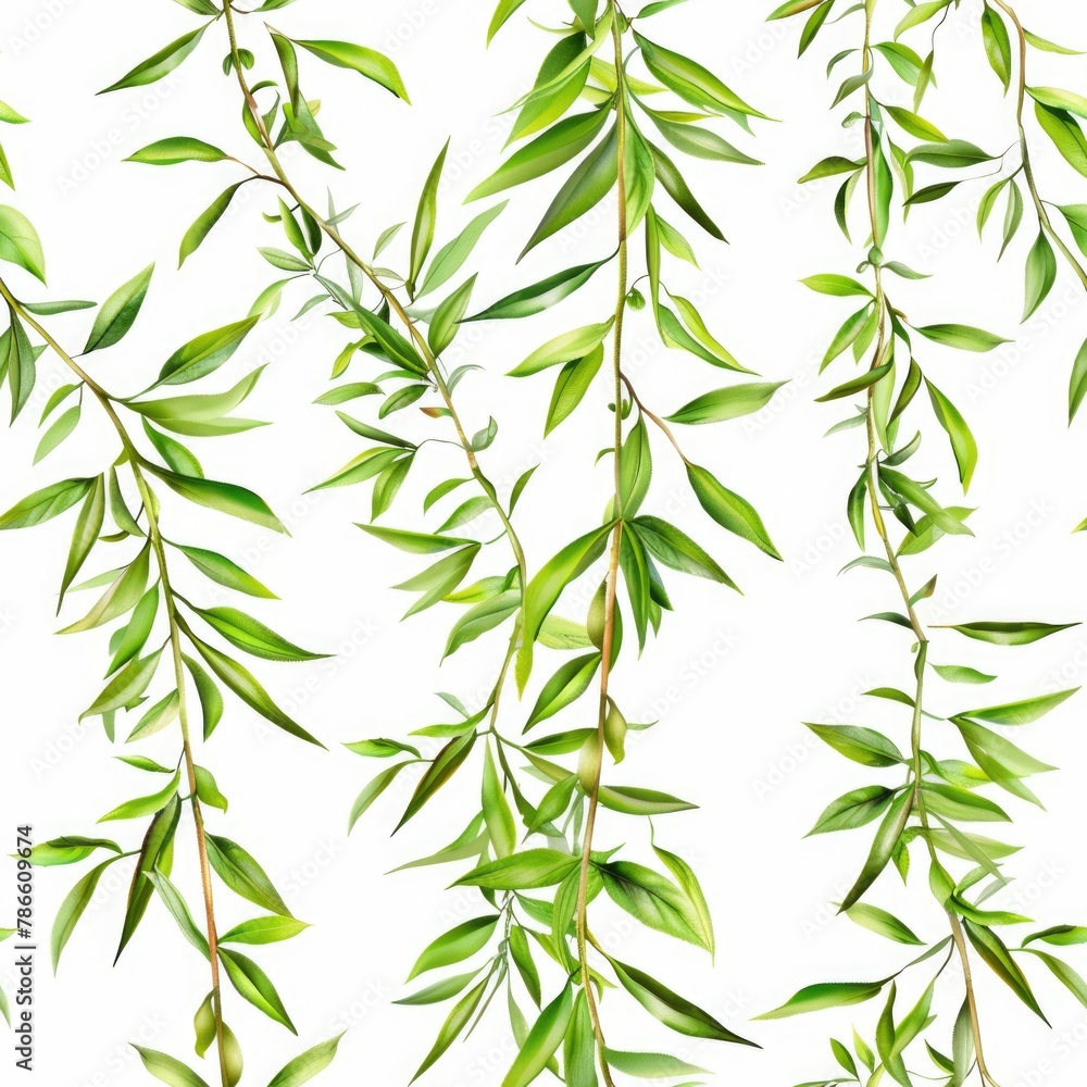 A beautiful watercolor painting of green leaves on a white background. Perfect for nature lovers and botanical enthusiasts A beautiful watercolor painting of green leaves on a white background. Perfect for nature lovers and botanical enthusiasts