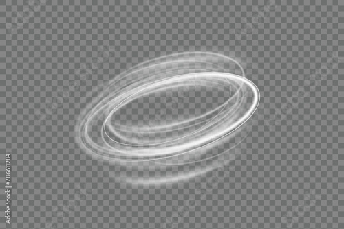 Vector tornado white, winter whirlwind white , light funnel white , swirling white lines light. Light white Twirl. Curve light effect of white line. Png.