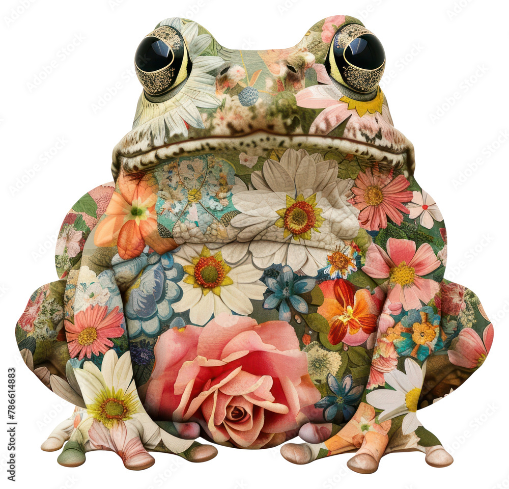 PNG Flower Collage frog flower amphibian wildlife
