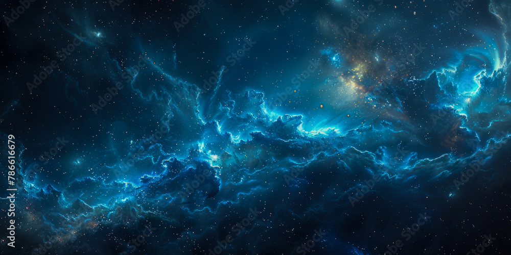 Cosmic galaxy with stars and nebula Cosmic galaxy with stars and nebula