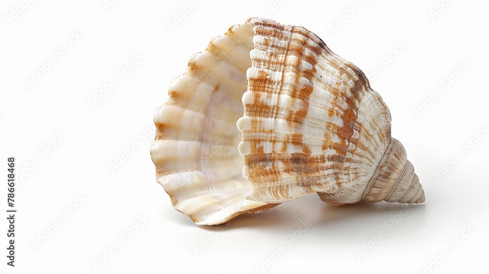 Sea shell isolated on a white background. Clipping Path Sea shell isolated on a white background. Clipping Path