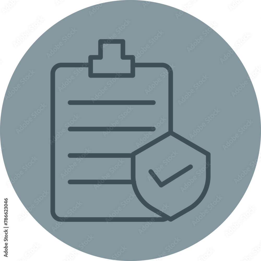 Verification Grey Line Circle Icon Verification Grey Line Circle Icon