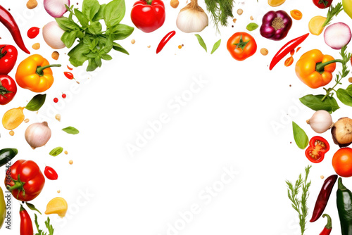PNG Fresh variety vegetables backgrounds tomato spice