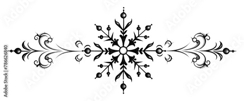 PNG Celestial illustration of snowflake pattern drawing white