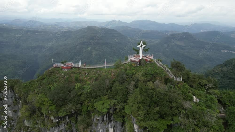 Mirador de Jonotla en la sierra de Cuetzalan Puebla Mirador de Jonotla en la sierra de Cuetzalan Puebla