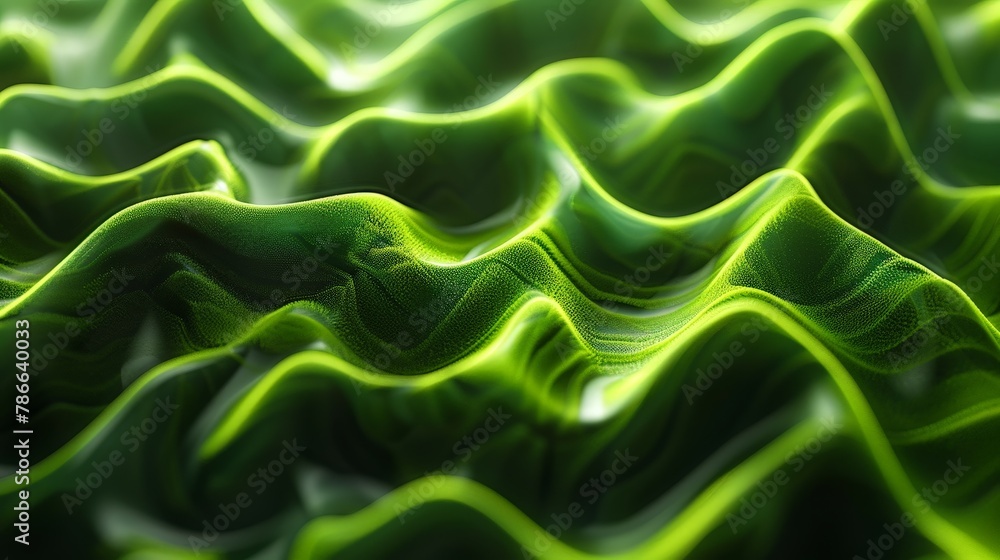 Obraz premium sage green wavey background, wallpaper