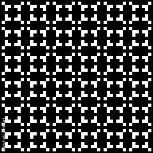 Seamless pattern. Embroidery background. Shapes, checks backdrop. Folk wallpaper. Figures, squares ornament. Tribal motif. Ethnic mosaic. Digital paper, textile print, web design, abstract. Vector