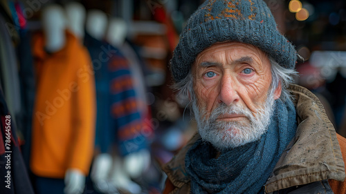 Homeless Old Man