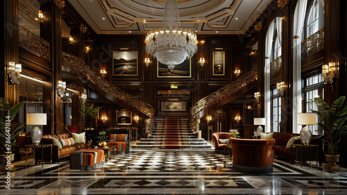 A Luxurious Lobby Experience © EwaStudio
