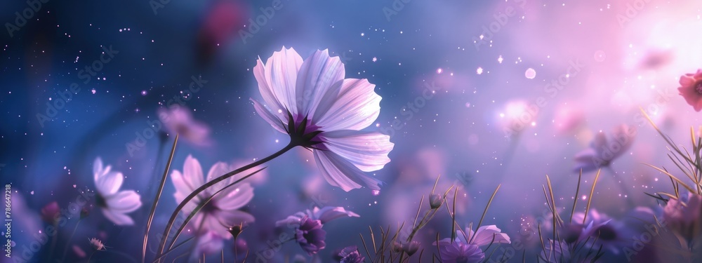 Beautiful garden with cosmos flowers, flower, cosmos. Beautiful garden with cosmos flowers, flower, cosmos.