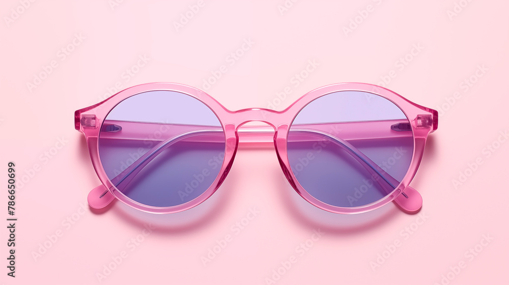 Fashionable women's stylish sunglasses on a bright background. Fashionable women's stylish sunglasses on a bright background.