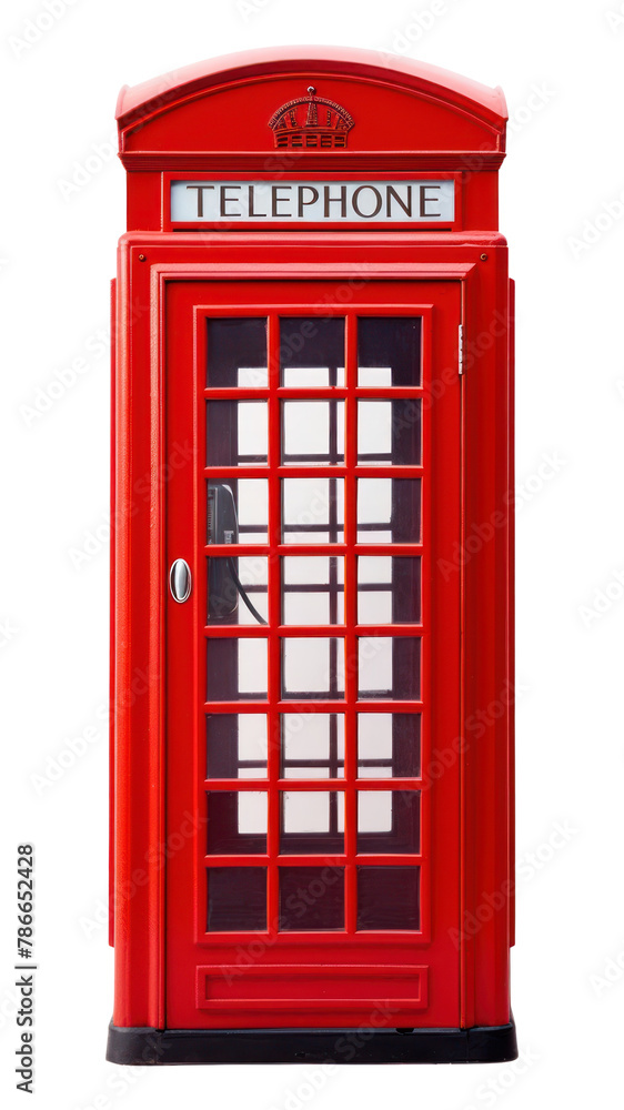 Obraz premium PNG Red phone box letterbox mailbox telephone booth
