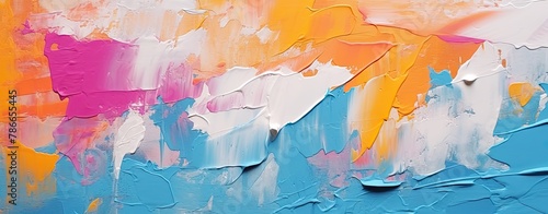 abstract painting with bold strokes